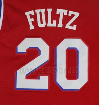 Camiseta Philadelphia 76ers Markelle Fultz #20 2017-18 Rojo
